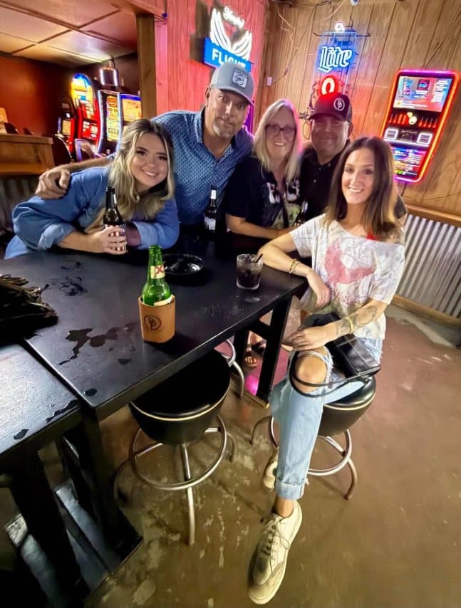 A group enjoying the day together