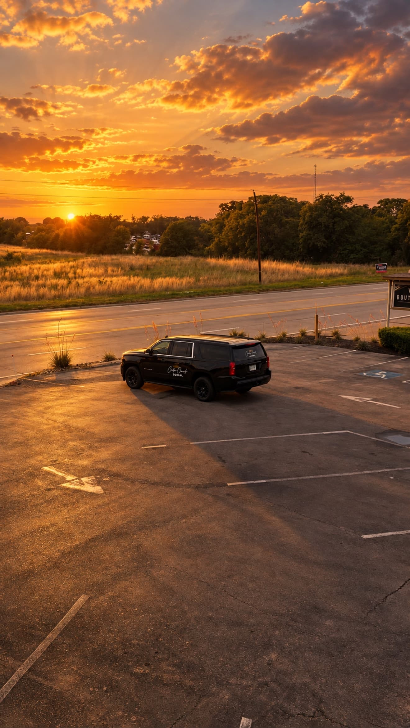 The Executive, Cedar Creek Social black Suburban